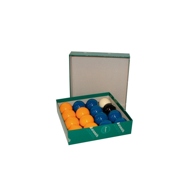Billes Pool Aramith Jaune & Bleu 50,8 mm Premier
