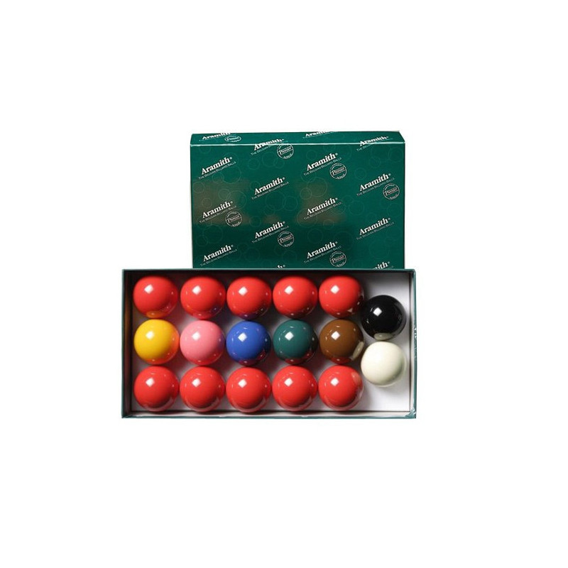 Billes Snooker 17 billes Aramith 50.8 mm