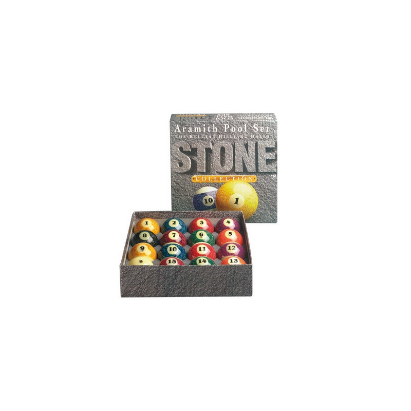Billes Américaines Aramith 57,2 mm Stone