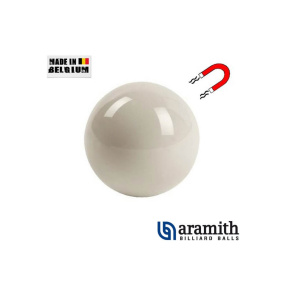 Bille blanche Magnetique Aramith 57,2 mm