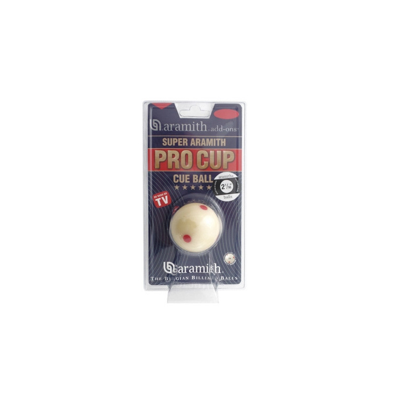 Bille Blanche Pro Cup 52,4 mm (Blister)