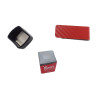 Porte-craie magnétique carbone rouge  Master/Triangle/Standard
