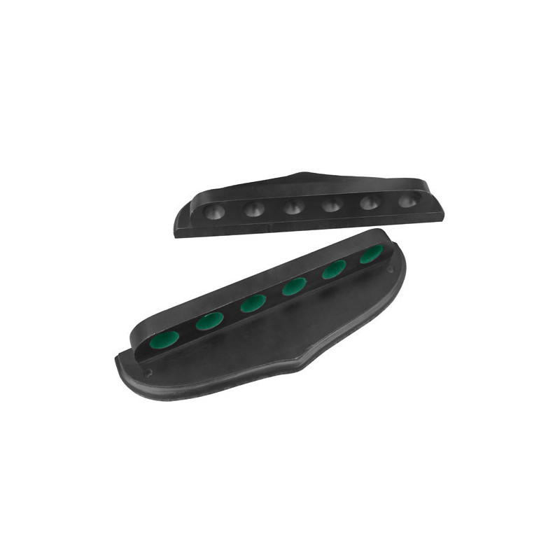 Porte-queues billard mural 6 Queues Noir