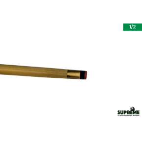 Queue billard Ramin 123 cm 1/2 - Virole Laiton & Embout vissé 11mm