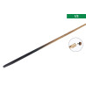 Queue billard frêne Veinée 127 cm 1/2 - Virole laiton & Embout vissé 9 mm