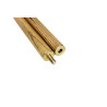 Queue billard frêne Veinée 127 cm 1/2 - Virole laiton & Embout vissé 9 mm