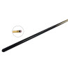Queue billard standard 145 cm 1pc - Virole Laiton & Embout vissé 11mm
