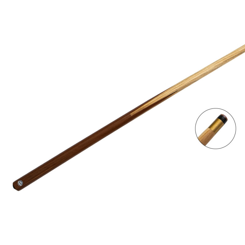 Queue billard Cannon 145 cm 1pc -Virole laiton & Embout vissé 10 mm