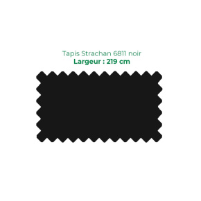 Tapis 6811 Strachan Tournament, 219 cm Noir WoE