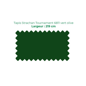Tapis 6811 Strachan Tournament 219 cm Vert Olive WoE