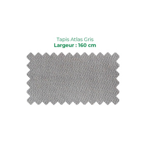 Tapis Atlas 160 cm Gris