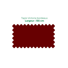 Tapis Victoria, 155cm Bordeaux