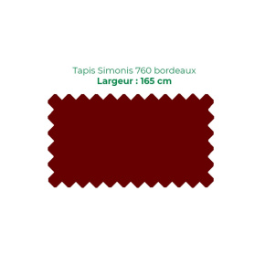 Tapis Simonis 760 165 cm bordeaux