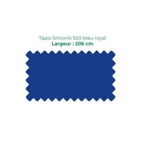 Tapis Simonis 920 160 cm Bleu Royal