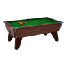 BILLARD OMÉGA DOM 7FT CHÊNE FONCÉ 2.0 TAPIS VERT.