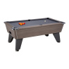 Billard pour collectivité modéle Oméga bois chêne gris tapis gris.