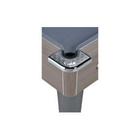 Angle du billard omega dom 7ft chêne gris 2.0
