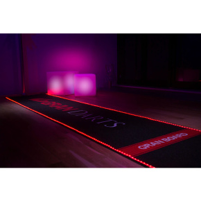 Tapis équipé de leds adressables pour cible Granboard.
