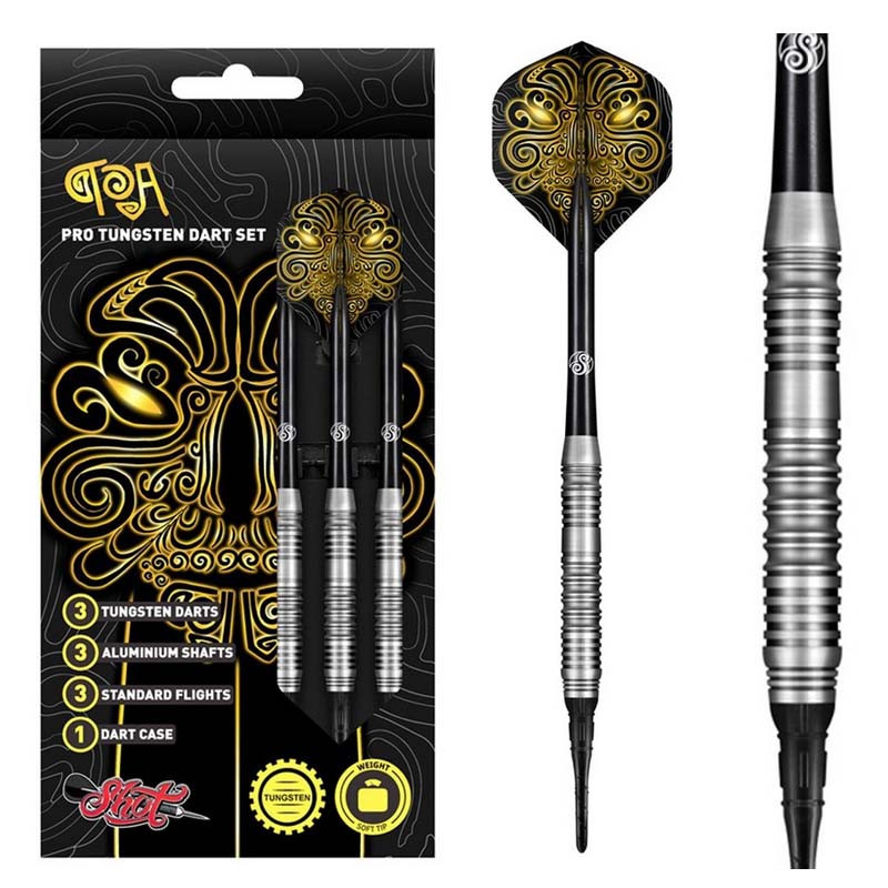 Fléchettes professionnelle pointe nylon 70% de tungstène Shot Toa.