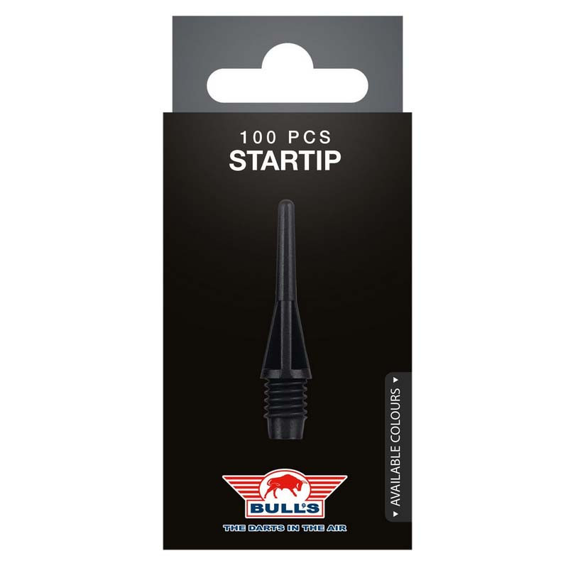 Lot de 100 pointes Nylon noir Startip Bull's.