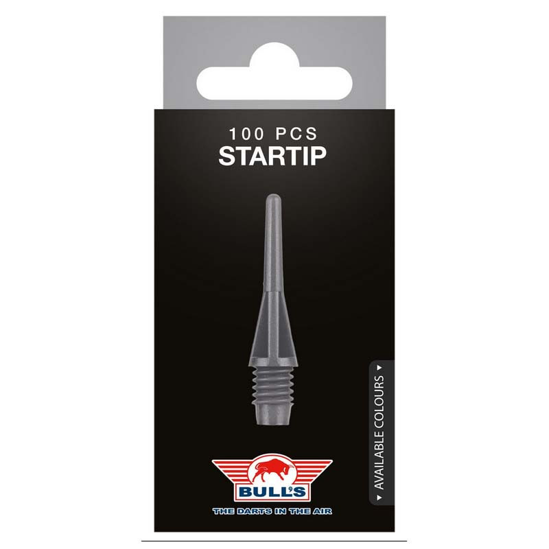 Lot de 100 pointes Nylon grises Startip Bull's.