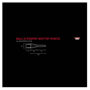 Caractéristiques pointe nylon Startip.