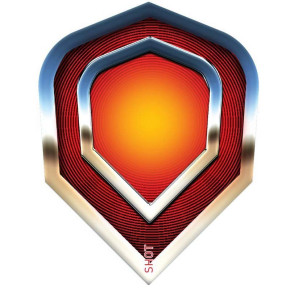 Ailette pour fléchette Shot Americana Chrome No.6