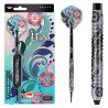 Jeu de fléchette professionnel 5 étoiles, 80% tungstène modèle Flora Zina de chez Bull's.