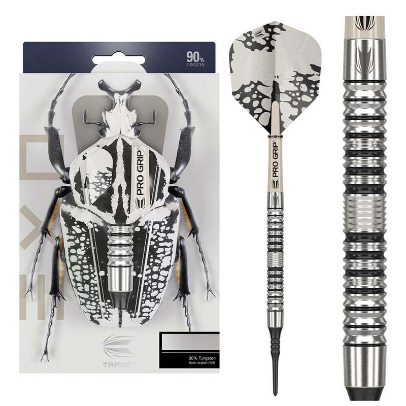 Jeu de fléchette EXO N°11 - 90% Tungstène professionnel de la marque Target - 18 grammes.