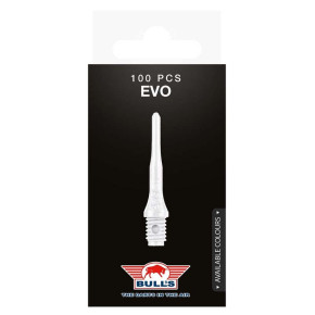 Lot de 100 pointes plastique Evo blanches 22mm.
