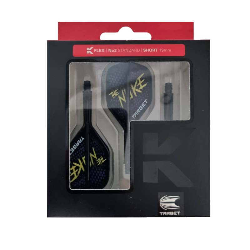 Ensemble ailette et tige moulés K-flex the Nuke forme standard N°2 longueur 19mm.