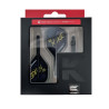 Ensemble ailette et tige moulés K-flex the Nuke forme standard N°2 longueur 19mm.