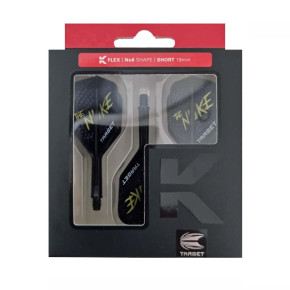Ensemble ailette et tige moulés K-flex the Nuke forme Shape N°6 longueur 19mm.