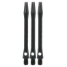 Tiges aluminium noir pour fléchette type simplex 46 mm