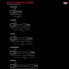 Dimensions des shafts de fléchette simplex.