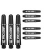 9 Shafts fléchettes 34 mm en nylon moulé pro grip noir de chez Target.