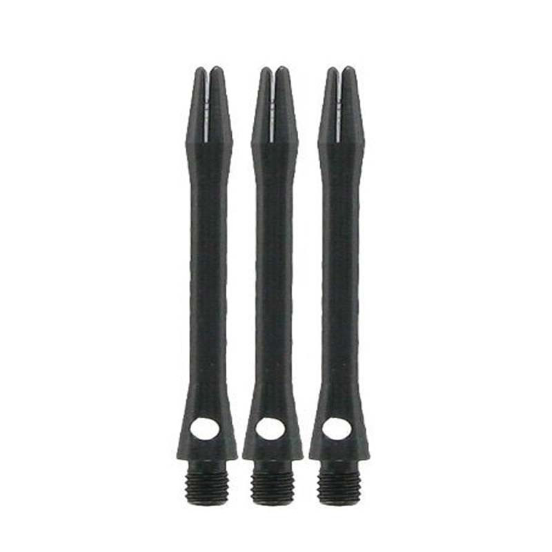 Tiges aluminium noir pour fléchette longueur moyenne 39mm.