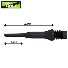 Pointes BULL'S Tefo-X disponibles en ligne et en magasin à Valenciennes.