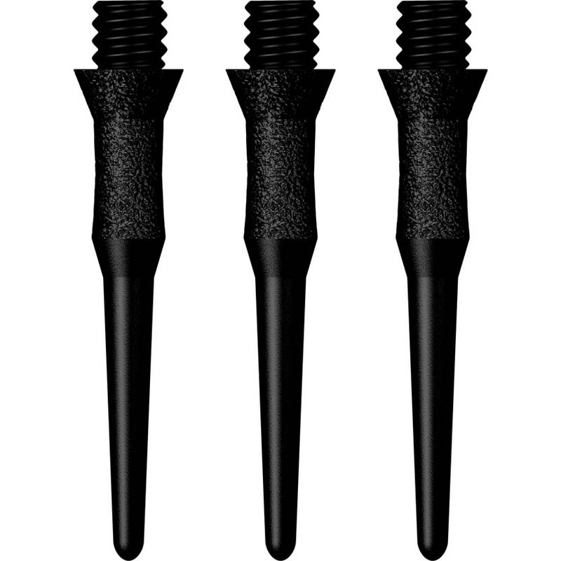 Lot de 50 pointes souples Mission Titan Drift 2BA – Noir élégant et sobre.