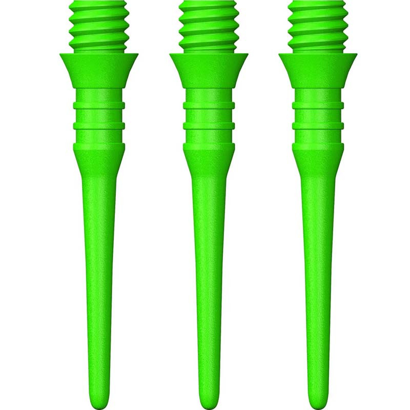 Mission Titan Pro Soft Tip 2BA – Pack de 50 pointes vertes pour fléchettes électroniques.