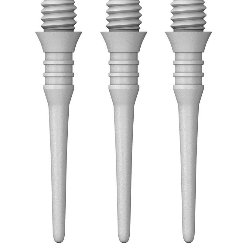 Mission Titan Pro Soft Tip 2BA – Pack de 50 pointes blanches pour fléchettes électroniques.