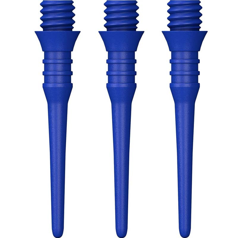 Mission Titan Pro Soft Tip 2BA – Pack de 50 pointes bleues pour fléchettes électroniques.
