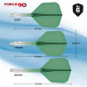 Les Flights Mission Force 90 vert transparent existent en 3 tailles.