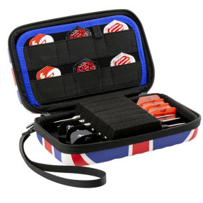 Support en mousse pour 2 jeux de fléchettes – Sécurisation parfaite.