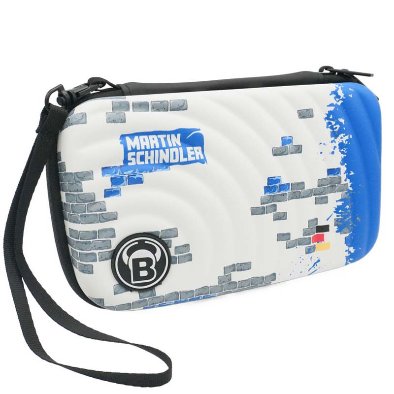 Mallette Orbis XL Martin Schindler – design The Wall, coque rigide EVA et dragonne incluse pour le transport.