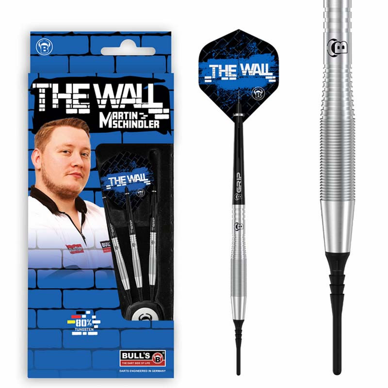 Design officiel de Martin Schindler "The Wall" – fléchettes professionnelles avec excellent contrôle.