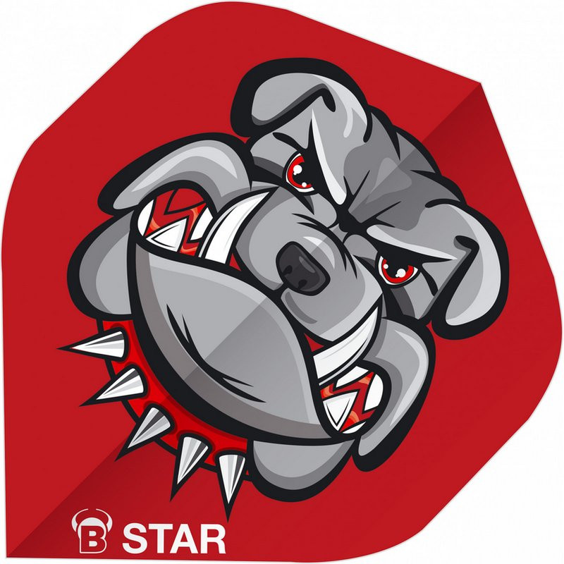 Set de 3 flights Bull’s B-Star Bulldog format A-Standard – stabilité et style assuré.