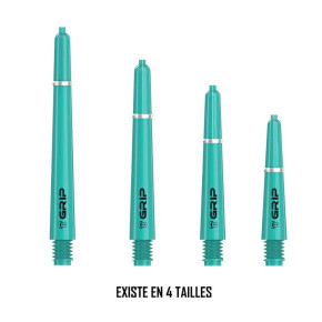 Set de shafts Bull’s B-Grip2 SL mint – 4 tailles disponibles, pas de vis 2BA standard