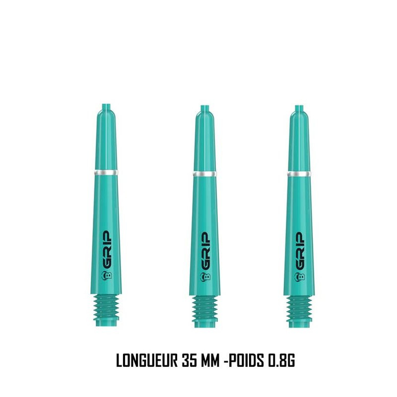 Shafts Bull’s Mint 35 mm – B-Grip-2 SL, 2BA, légers et compatibles DragonFlight, avec bague de serrage incluse