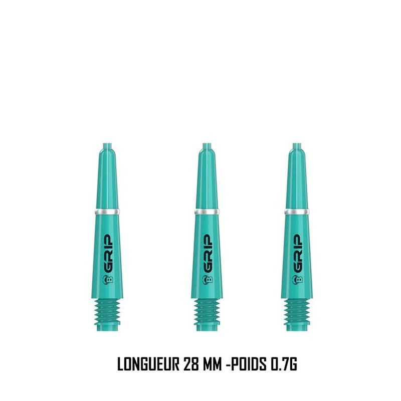 Shafts Bull’s Mint 28 mm – ultra courts et légers, B-Grip-2 SL, parfaits pour configuration DragonFlight